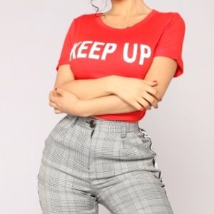 🔥🔥FREE WITH NEXT $15+ PURCHASE Keep Up Crop Top